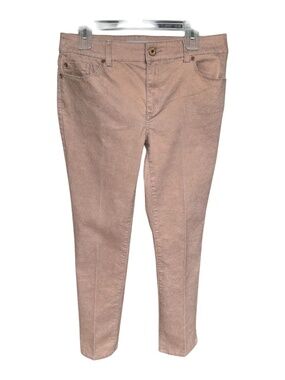 Chicos Tan Ultimate Slim Leg Coated Jeans-Size 6 (Size 0.5)